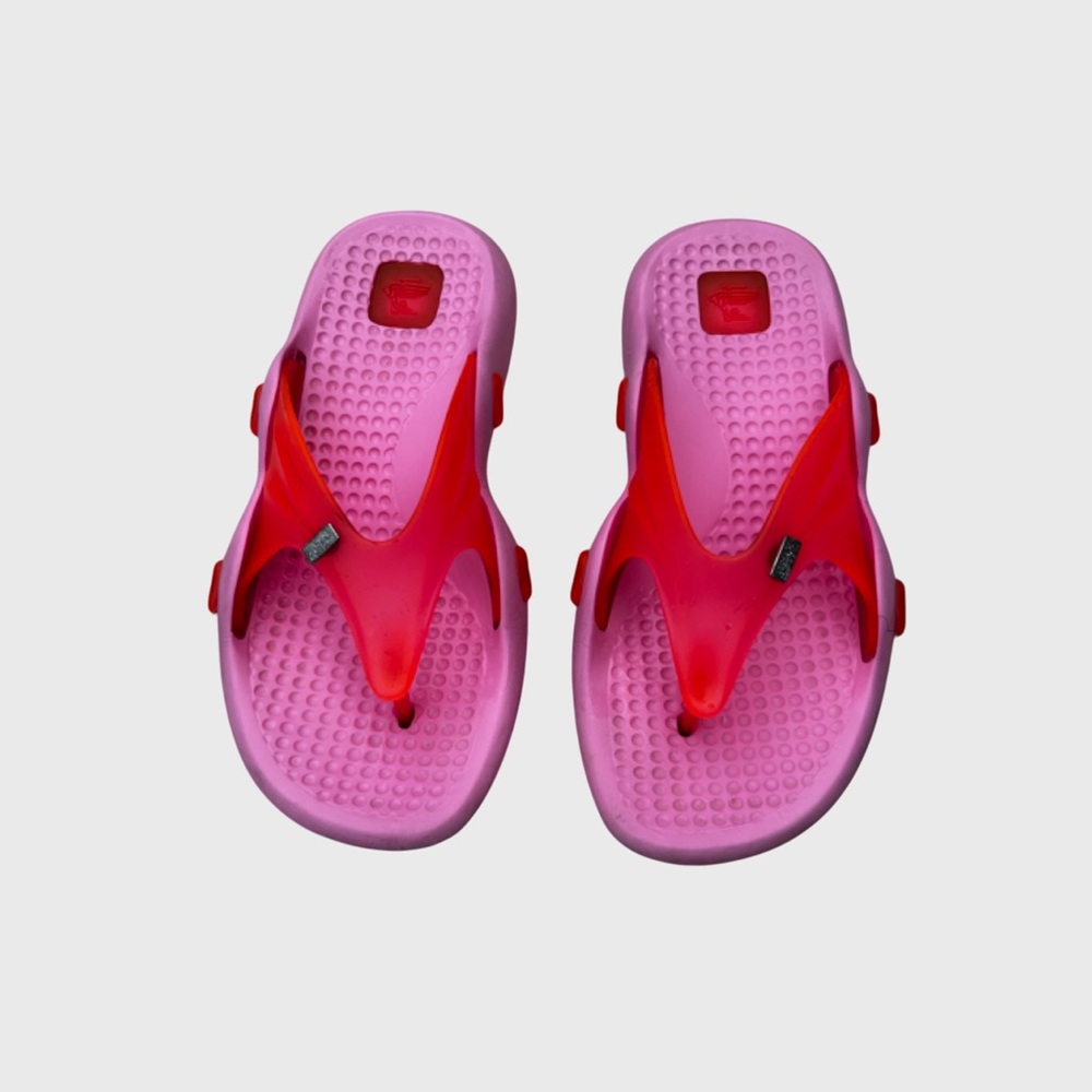 SOLD | Rare Vintage Versace Sport 90s Y2K PVC Rubber Thong Pool Slide Sandals